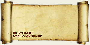 Jasmina Čorbić vizit kartica